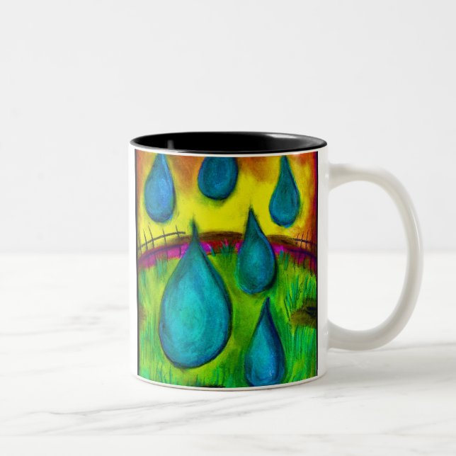 Tasse 2 Couleurs Baisses de pluie (Droit)