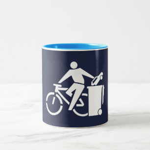 Tasse 2 Couleurs Balade En Vélo, Tracer Votre Voiture