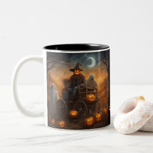 Tasse 2 Couleurs Balade hantée rencontre épouvantail sans tête