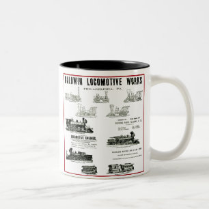 Tasse 2 Couleurs Baldwin Locomotive Works