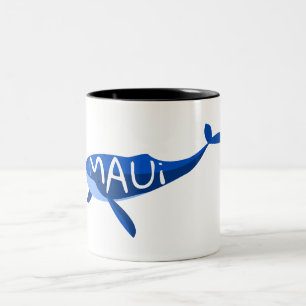 Tasse 2 Couleurs Baleine de Maui Hawaii