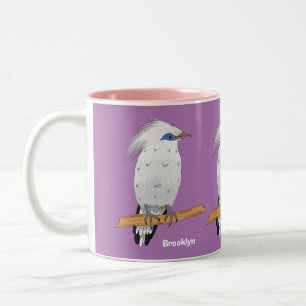 Tasse 2 Couleurs Bali Mina tropical oiseau exotique