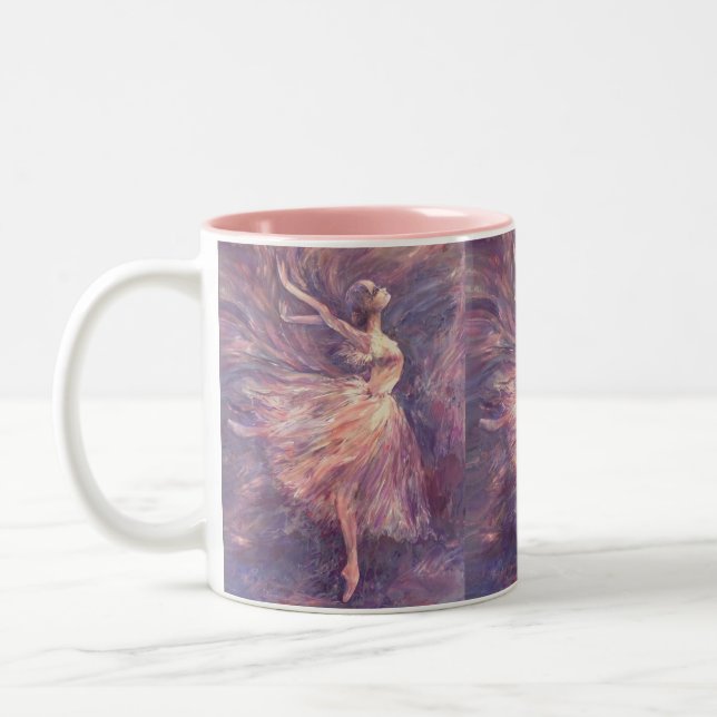 Tasse 2 Couleurs Ballerina dans un Arabesque (Gauche)