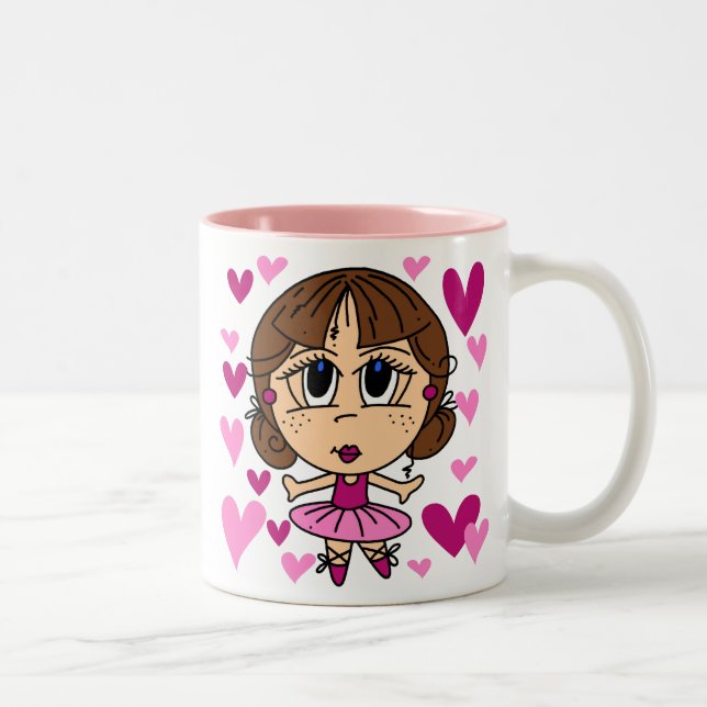 Tasse 2 Couleurs Ballerina Girl (Droit)