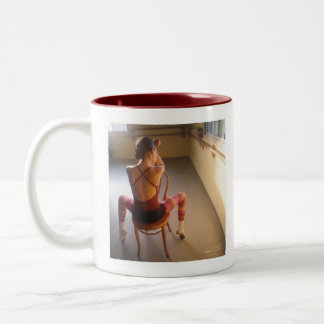 Tasse 2 Couleurs Ballerine de pensée, je veux être une ballerine,