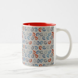 Tasse 2 Couleurs Balles d'océan Regarder le lin