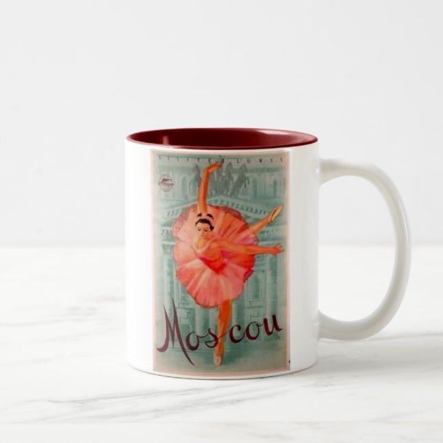 Tasse 2 Couleurs Ballet de Moscou (Droit)
