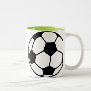 Tasse 2 Couleurs Ballon de football