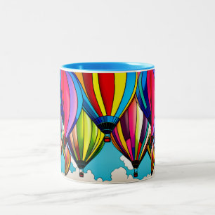 Tasse 2 Couleurs Ballons à air chaud