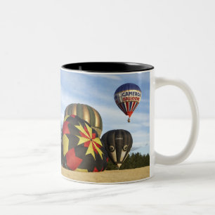 Tasse 2 Couleurs Ballons à air chaud près de Wanaka, île du Sud, No