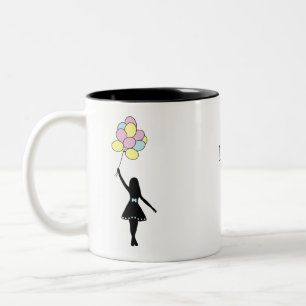 Tasse 2 Couleurs Ballons couleur fille mignonne pour croire que vou