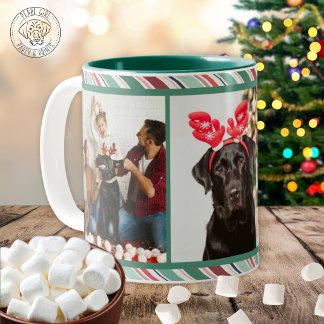 Tasse 2 Couleurs Bande de Noël 3 Photo