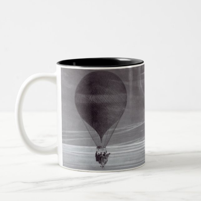 Tasse 2 Couleurs Bande de vol de ballon (Gauche)