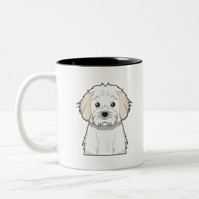 Tasse 2 Couleurs Bande dessinée de Cavachon (Gauche)