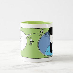 Tasse 2 Couleurs Bande dessinée de putt de golf de fourmi de marai