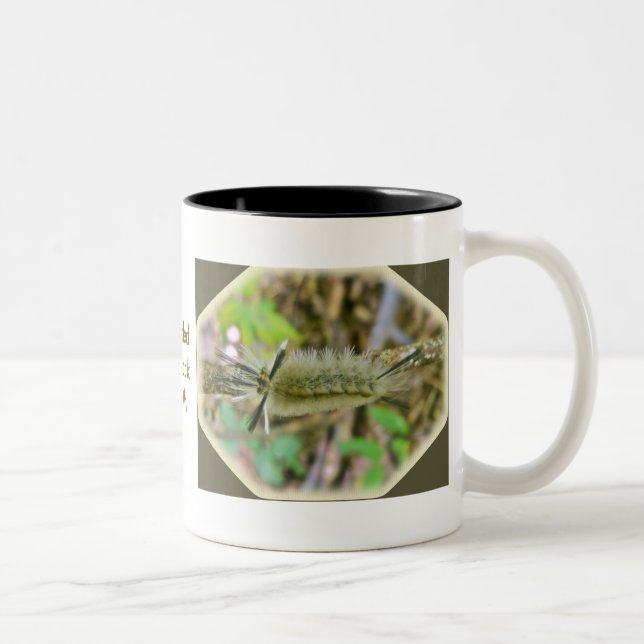 Tasse 2 Couleurs Bande Tussock Moth Caterpillar (Droit)