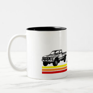 Tasse 2 Couleurs Bandes de camions 4x80
