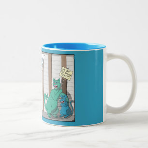 Tasse 2 Couleurs Bandes dessinées des Folies du tonneau de cidre