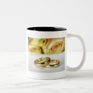 Tasse 2 Couleurs Bandes Mariage or/Mariage