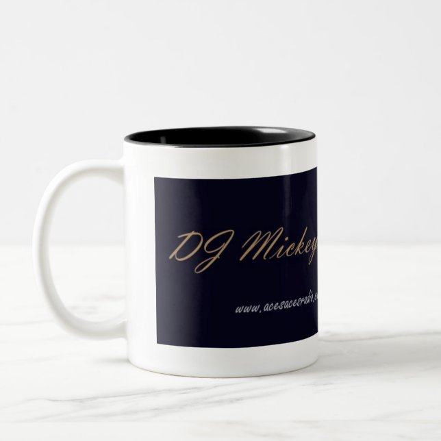 Tasse 2 Couleurs bannière DJ Mickeymouse (Gauche)