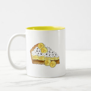 Tasse 2 Couleurs Banoffe Banana Toffee Pie Slice UK British Food