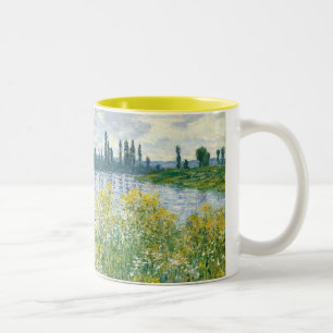 Tasse 2 Couleurs Banques de Claude Monet de la Seine, Vetheuil,