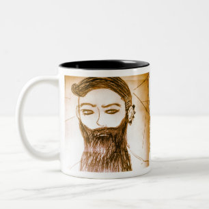 Tasse 2 Couleurs Barbe