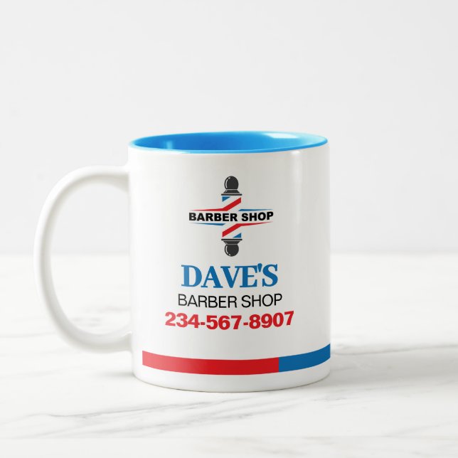 Tasse 2 Couleurs Barber Shop (Gauche)