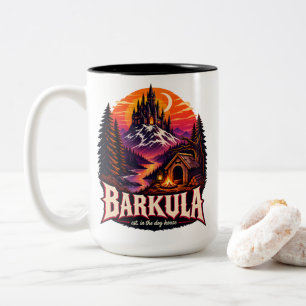 Tasse 2 Couleurs Barkula Est. Dans La Maison De Chien Parent Chien