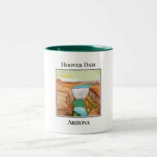 Tasse 2 Couleurs Barrage Hoover en Arizona