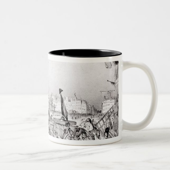 Tasse 2 Couleurs Barricade à la dauphine de rue (Droit)