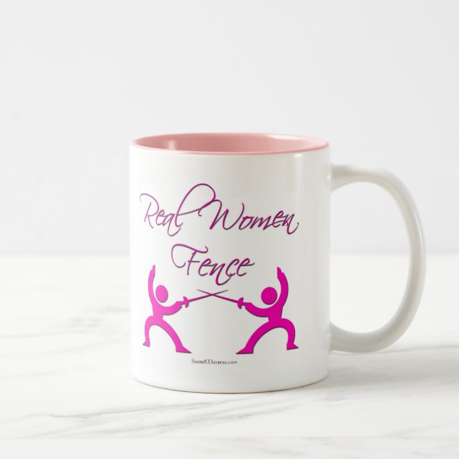 Tasse 2 Couleurs Barrière de vraies femmes (Droit)
