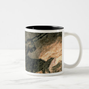 Tasse 2 Couleurs Basculez la peinture d'un animal à cornes, c.1700