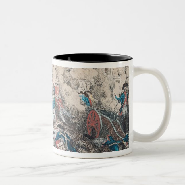 Tasse 2 Couleurs Base de la République, le 10 août 1792 (Droit)