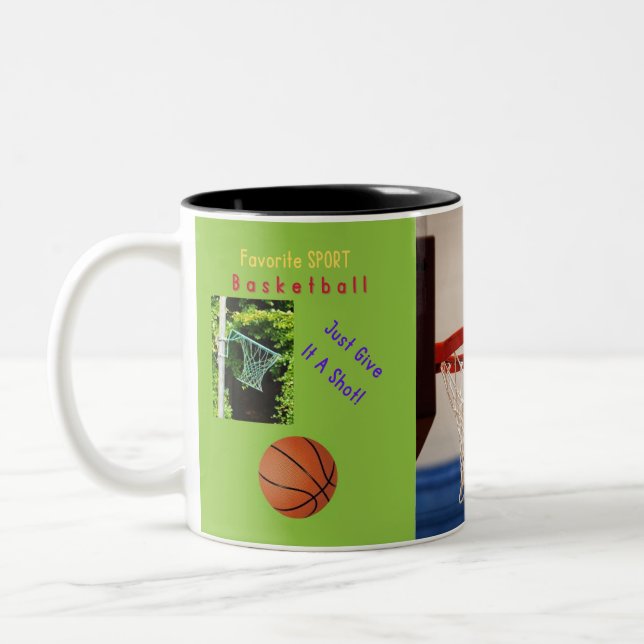 Tasse 2 Couleurs Basket (Gauche)
