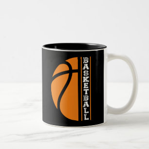 Tasse 2 Couleurs Basket-ball - Le bal est la vie