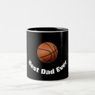 Tasse 2 Couleurs Basket meilleur papa jamais personnalisé