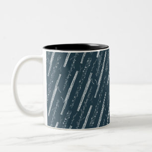 Tasse 2 Couleurs Bassoon Player Cadeau Musique Orchestre Bleu
