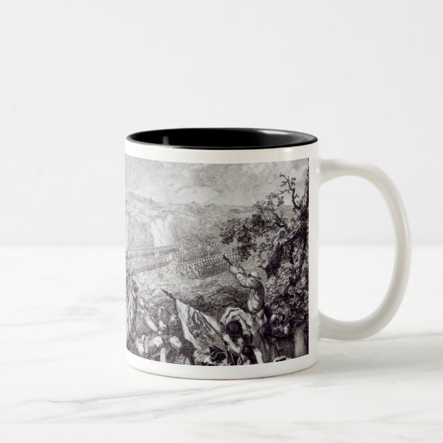Tasse 2 Couleurs Bataille de Lobositz, le 1er octobre 1756 (Droit)