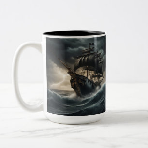Tasse 2 Couleurs Bateau à pirates Stormy - 1 -