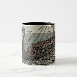 Tasse 2 Couleurs Bateau d'Oseberg