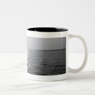Tasse 2 Couleurs Bateau éloigné sur l'océan