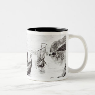 Tasse 2 Couleurs Bateaux de Viking