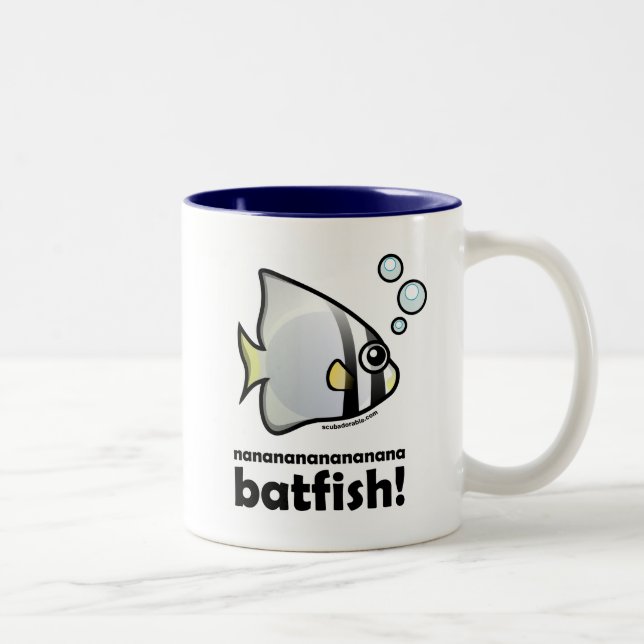 Tasse 2 Couleurs Batfish de nananananananana ! (Droit)