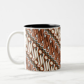 Tasse 2 Couleurs Batik indonésien motif