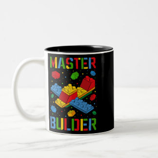 Tasse 2 Couleurs Bâtiment Master Builder pour enfants Blocs Constru