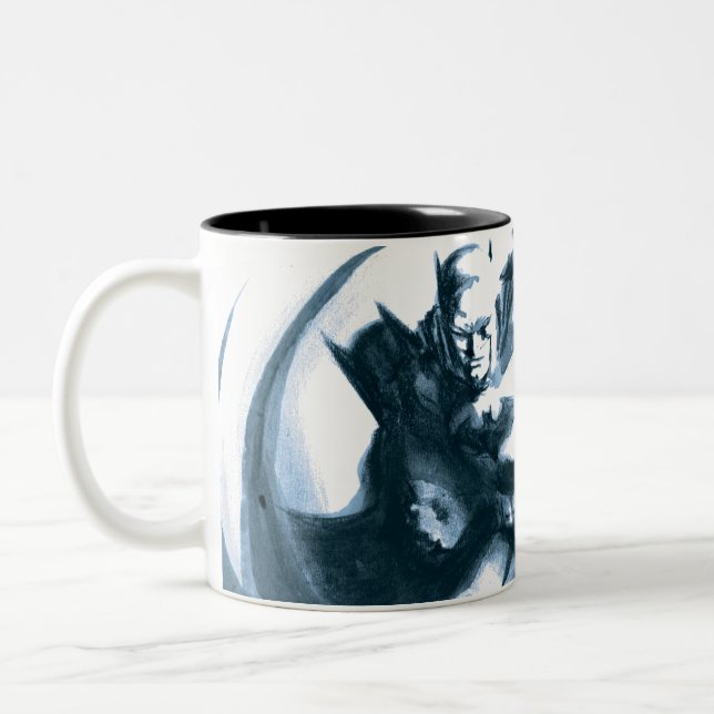 Tasse 2 Couleurs Batman au café (Gauche)