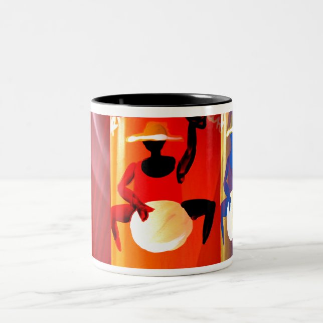 Tasse 2 Couleurs Battement de tambour (Centre)