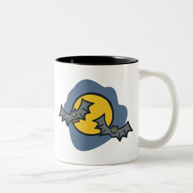 Tasse 2 Couleurs Battes de garçon et de fille (Droit)