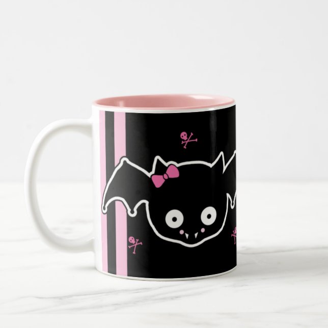 Tasse 2 Couleurs Batty rose (Gauche)